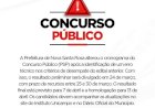 Prefeitura de Nova Santa Rosa altera cronograma do Concurso Público 001/2025