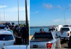 Acidente com morte é registrado na Ponte Ayrton Senna, em Guaíra, um caminhão placa de Toledo pode estar envolvido