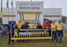 Blitz educativa reforça conscientização no trânsito durante o Maio Amarelo em Marechal Rondon