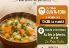 Cardápio Sopa para as Famílias: iniciativa da vereadora Salete distribui refeições gratuitas nesta quinta-feira