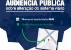 Prefeitura de Nova Santa Rosa convoca população para audiência pública sobre alteração do sistema viário
