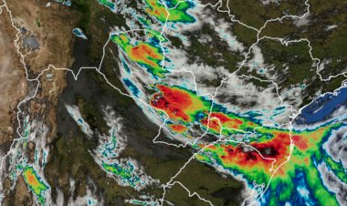 Chuva  já atinge media de 50 mm e granizo no PY