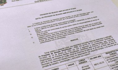 Abertas as inscrições para o Processo Seletivo Simplificado na Saúde da prefeitura rondonense