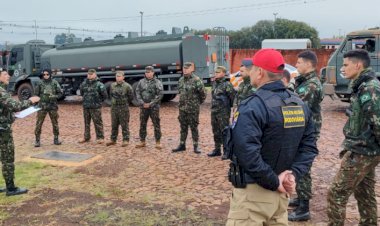 Polícia Rodoviária Estadual apoia deslocamento de comboio militar durante a Operação Paraná IV