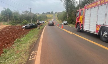 Homem com 77 anos morre em colisão frontal na PR-317 em Ouro Verde do Oeste