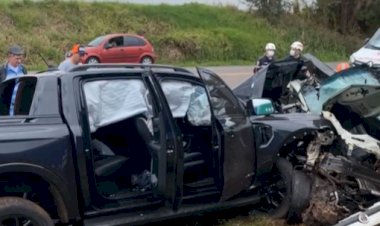 ATUALIZADO: Acidente grave na BR-163 em Mercedes deixa uma vítima fatal