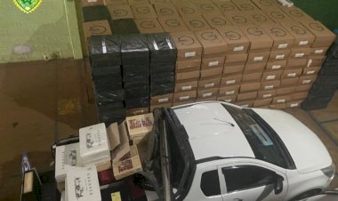 BPFRON e Polícia Federal apreendem milhões de droga e contrabando na fronteira