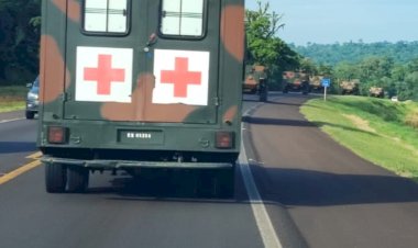 Polícia Rodoviária realiza escolta do Exército Brasileiro entre Cascavel e São Miguel do Iguaçu