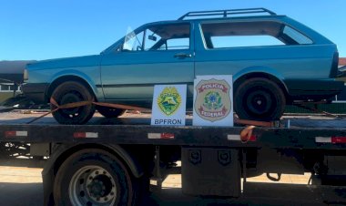 BPFRON recupera veículo furtado em Guaíra em menos de 24 horas após o furto