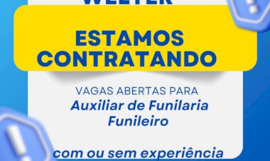 Funilaria e Tornearia Welter abre vagas de emprego em Nova Santa Rosa