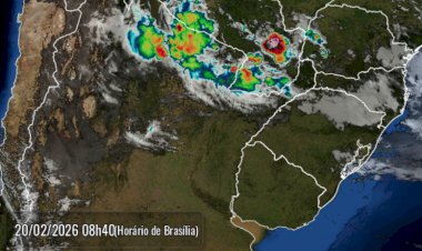 Previsão de chuva se confirma  e acumula até 26 mm na microrregião de Marechal Rondon até às 9h desta sexta-feira (20)