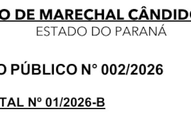 Prefeitura de Marechal Rondon abre inscrições para concurso público com salários de até R$ 31 mil