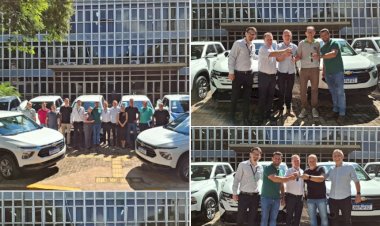 Prefeitura de Marechal Cândido Rondon recebe oito novos veículos para reforçar a frota