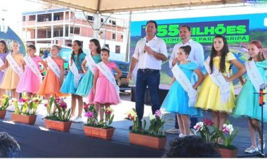 Ratinho Junior visita Maripá e destaca investimentos de R$ 55 milhões no município