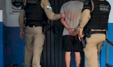 Homem com mandado por furto é preso pela Patrulha Rural em Marechal Rondon