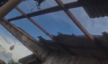 Vendaval causa destruição e destelha casas em vila rural de Terra Roxa