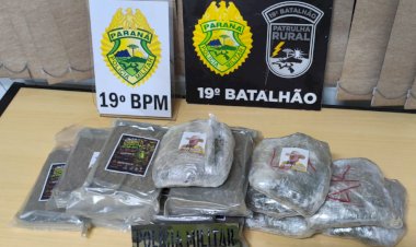 Polícia apreende drogas e prende suspeitos de tráfico após abordagem no centro de Toledo