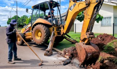Nova Santa Rosa investe em drenagem pluvial no Loteamento Silva
