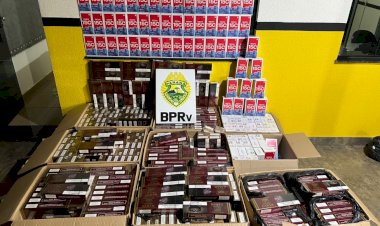 Caminhão é abordado e polícia apreende 800 pacotes de cigarros e 160 celulares em Toledo