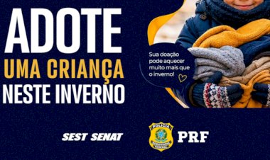PRF lança campanha solidária para arrecadar agasalhos infantis no Paraná