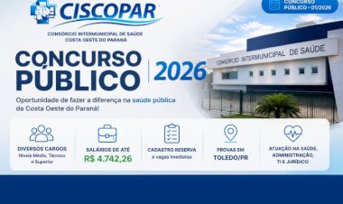 CISCOPAR abre concurso público com vagas para níveis médio, técnico e superior