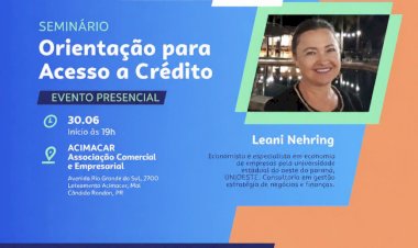 Inscrições seguem abertas para Seminário de Crédito voltado a MEIs em Marechal Cândido Rondon