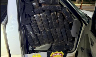 BPFRON e Polícia Federal apreendem mais de 1,1 tonelada de maconha em porto clandestino de Santa Helena