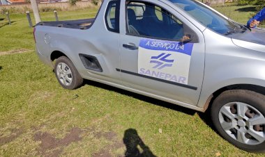 Colisão lateral deixa ferido na PR-496 em Terra Roxa