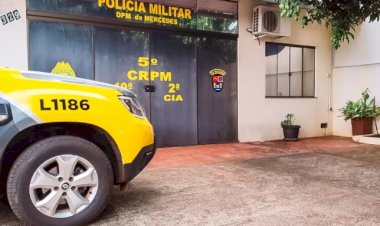 Motocicleta furtada é localizada pela PM em Mercedes após denúncia na madrugada