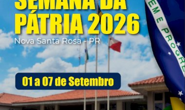 Nova Santa Rosa terá programação cívica em celebração à Semana da Pátria