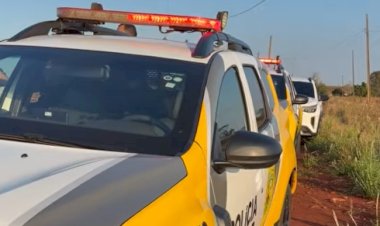 Suspeito atira contra policiais após manter família em cárcere privado na área rural de santa helena