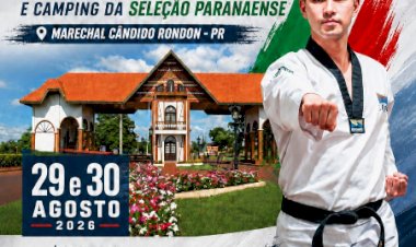 Seminário estadual de poomsae e camping reúne atletas de taekwondo neste fim de semana