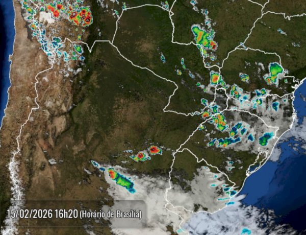 Núcleo de instabilidade avança pelo Paraguai e pode provocar pancadas isoladas no Oeste do Paraná