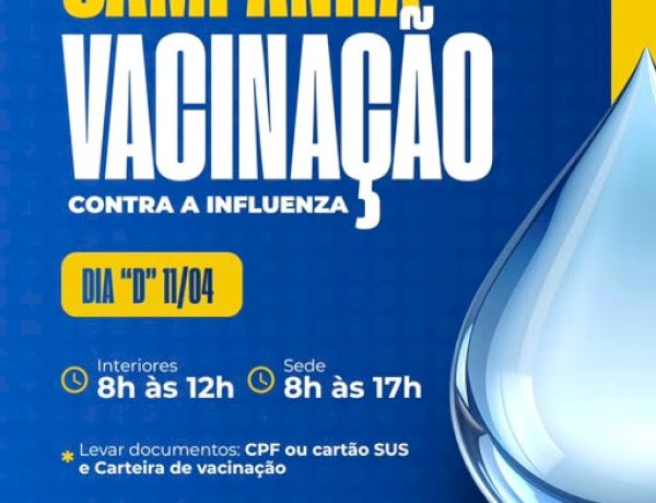 Nova Santa Rosa promove Dia D de vacinação contra a Influenza em 11 de abril