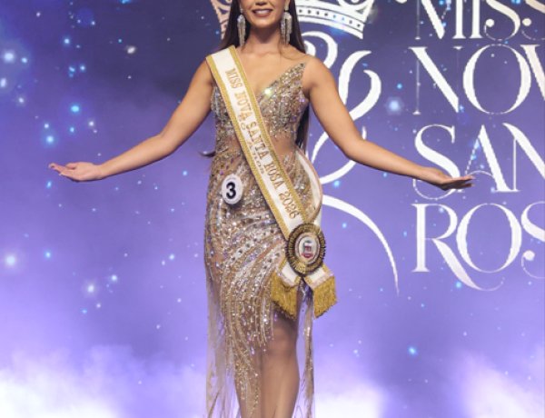 Laiane Vanessa Leske é eleita Miss Nova Santa Rosa 2026 em noite de festa e grande público