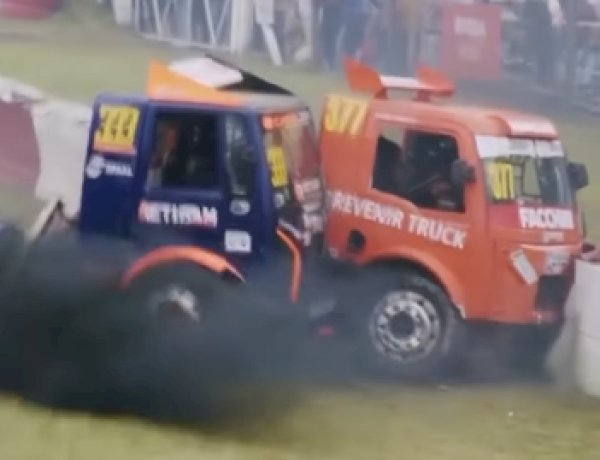 Maripá: piloto Duda Conci sofre acidente na Fórmula Truck no Uruguai