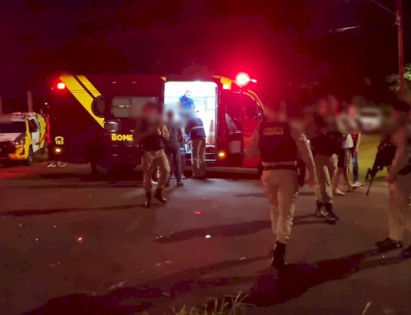 Acidente deixa seis feridos em Sede Alvorada  no início da noite desta segunda-feira 20)