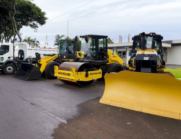 Prefeitura de Nova Santa Rosa apresenta novos maquinários adquiridos com investimento de R$ 3,69 milhões