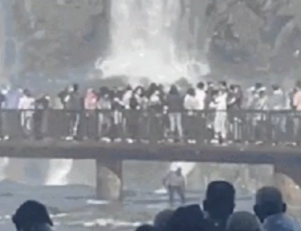 Turista arrisca a própria vida para recuperar celular nas Cataratas do Iguaçu
