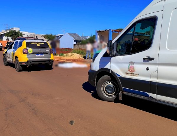 Tragédia em Nova Santa Rosa: menina de 13 anos morre atropelada após cair de patinete na Rua JK