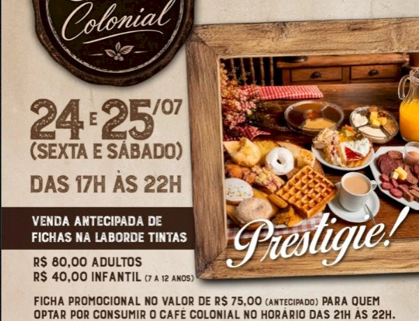 Café Colonial chega com novidades na Expo Rondon 2026 e terá dois dias de atendimento
