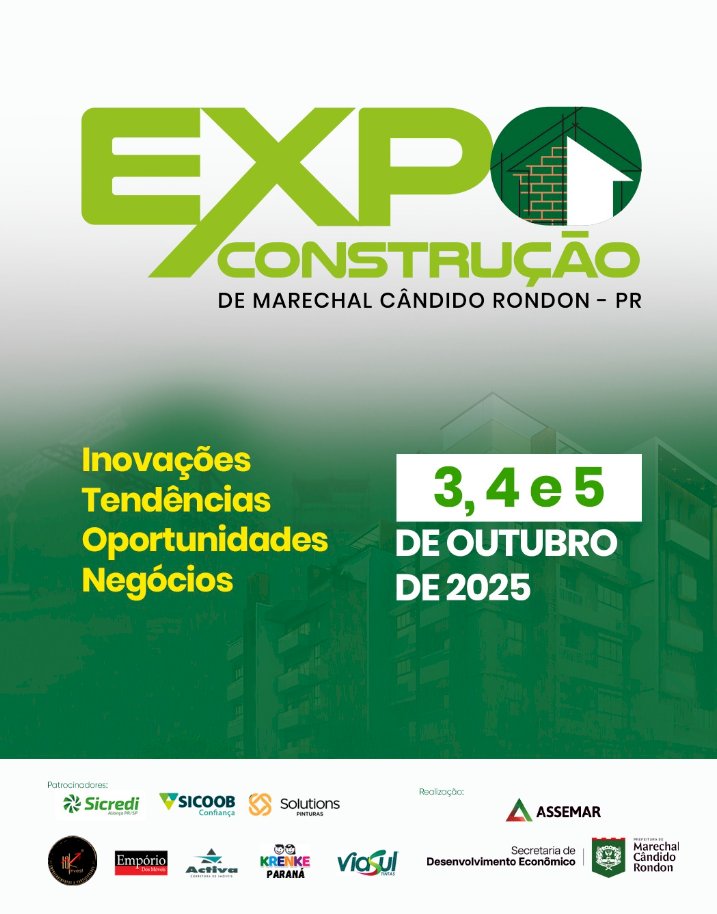 1ª Expo da Construção de Marechal Rondon será lançada daqui a pouco