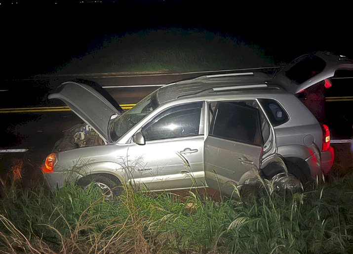 Colisão transversal é registrada na PR-182 entre Toledo e Palotina