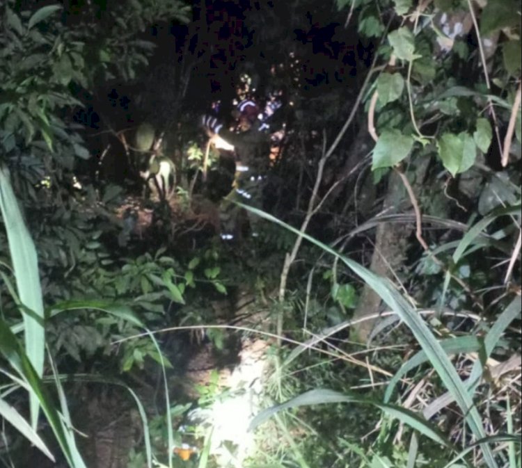 Mulher resgatada no Rio Guaçú  na divisão entre Nova Santa Rosa e Marechal Rondon teve ferimentos na coluna