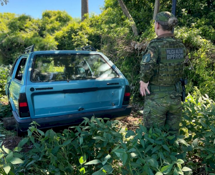 BPFRON recupera veículo furtado em Guaíra em menos de 24 horas após o furto