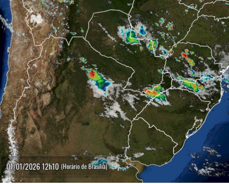 Previsão do tempo para os  primeiros dias de 2026 na microrregião de Marechal Cândido Rondon