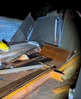 Mais um tornado; Fenômeno climático atinge Arroio Guaçu e causa destruição no início da noite de quinta-feira (1º)