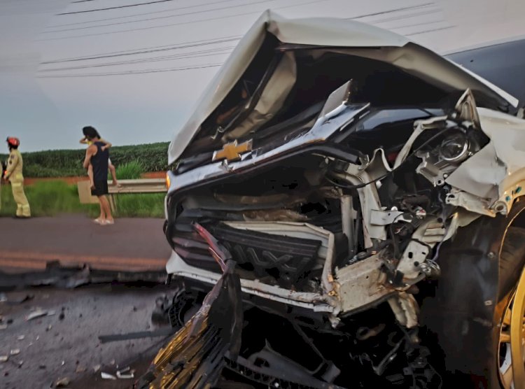 Acidente com morador de Nova Santa Rosa é registrado  proximo ao trevo de Marechal Rondon