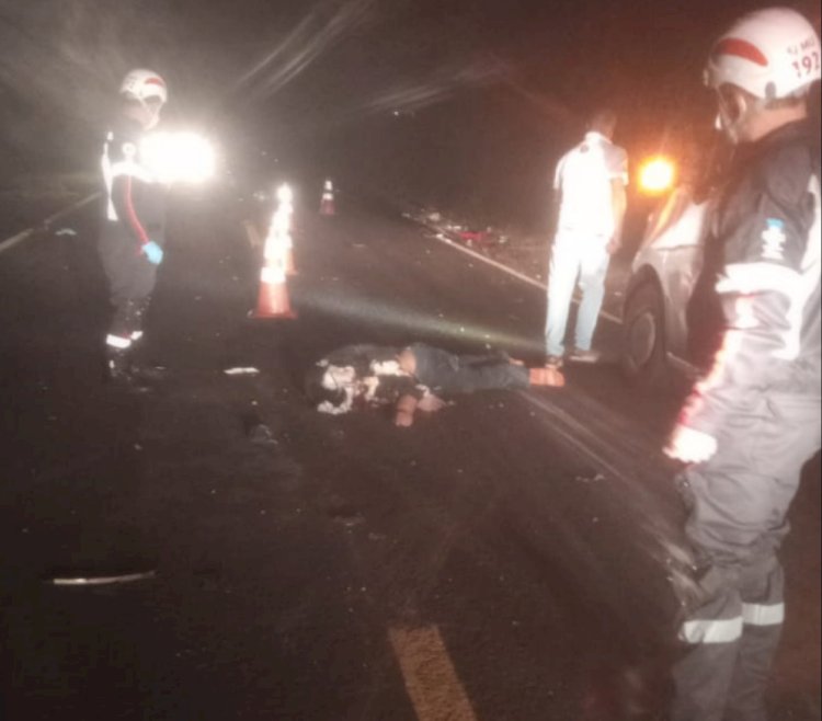 Jovem de 19 anos morre e ciclista fica gravemente ferido em acidente na PR-496,  na saída de Terra Roxa a Guaíra