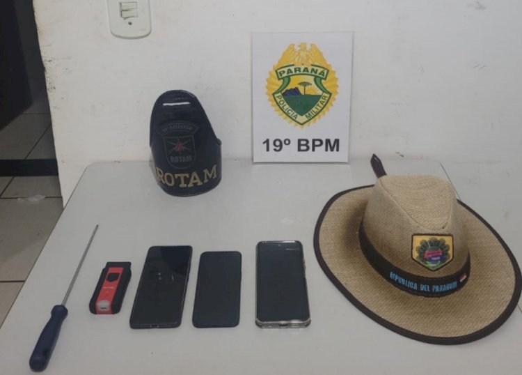 Três moradores de Guaíra são detidos após tentativa de furto de caminhonete em Toledo